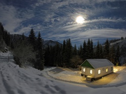 Зима в деревне фото